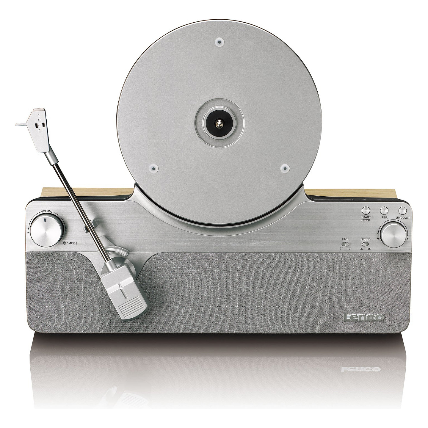 Gramafon Lenco LSA-071SI, Me Rrip, Plotësisht Automatik, Bluetooth, 10 W, dalje kufjesh 3.5 mm - Gri 10