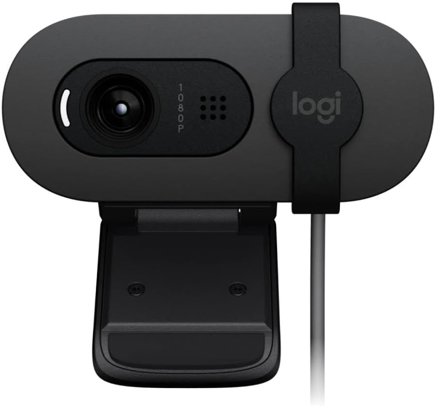 Kamerë Logitech BRIO 105 / Full HD / 1080p / 30fps / Auto-Light Balance / Microphone / USB-A - Zezë 2