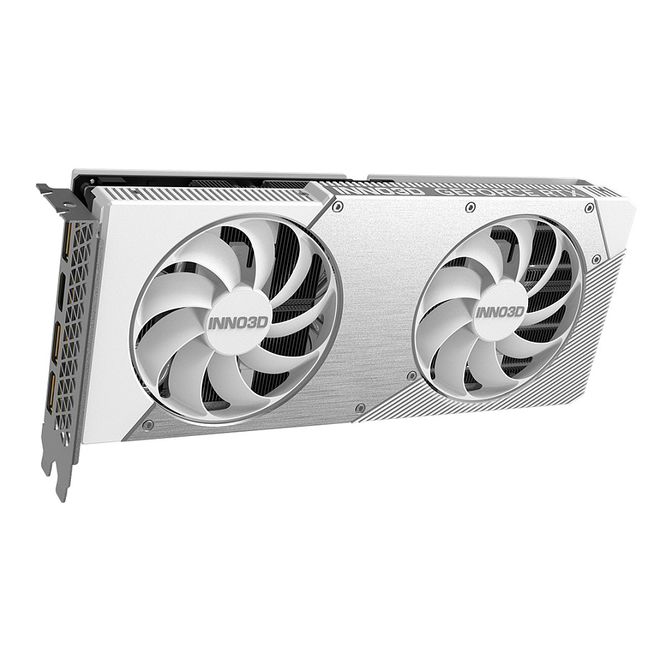 Kartë Grafike NVIDIA Inno3D GeForce RTX 5060 Ti TWIN X2 OC White / 16GB GDDR7 / PCIe 5.0 / Dual Fan – Bardhë