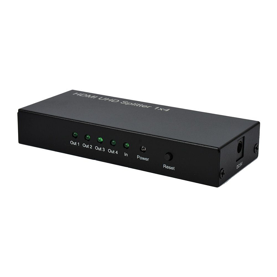 Splitter HDMI ROLINE 14013586, 4K UHD 60Hz, 1x HDMI In+4x HDMI Out, 3D - Zezë 2
