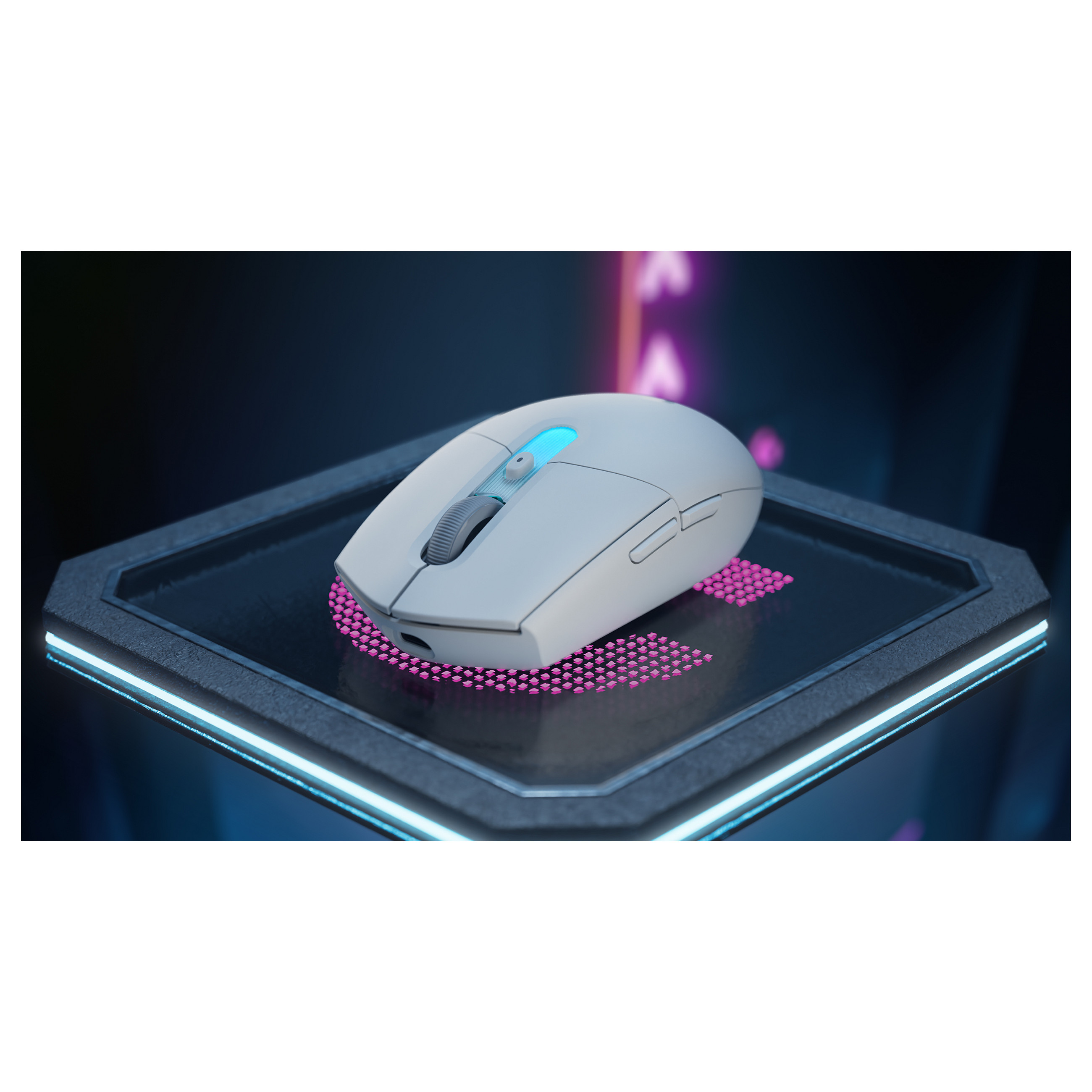 Maus Gaming Logitech G305 X SUPERLIGHT, Wireless, HERO 44K, 44000DPI, 6 Butona, Bluetooth + LIGHTSPEED 2.4GHz - Bardhë 9