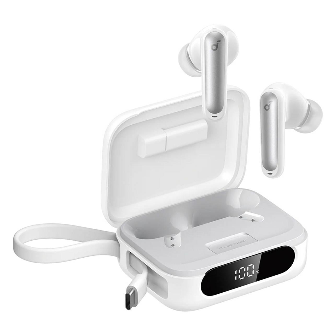 Kufje pa kabllo Soundcore Liberty Buds / TWS / Bluetooth 6.1 / 11mm / ANC / Spatial Audio / AI Translation / Mikrofon - Bardhë 5