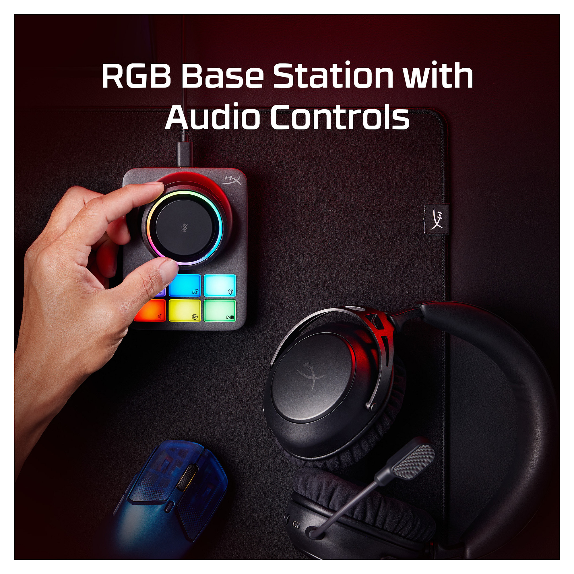 Kufje Gaming HyperX Cloud Alpha 2 / Wireless / 2.4GHz & Bluetooth 5.2 / 53mm / 250 orë / RGB Base Station - Zezë 8