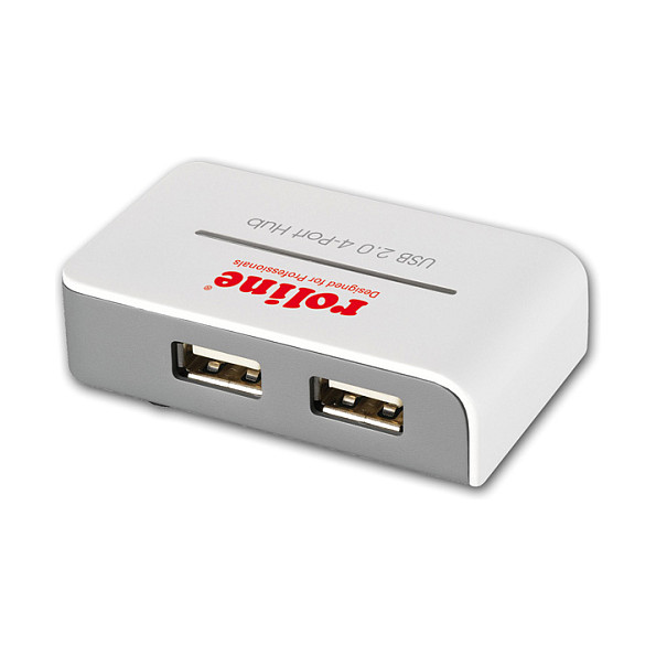 Hub ROLINE 12.04.1085, 4x USB-A, USB 2.0, 480Mbps, Repeater, 12m - Bardhë 7