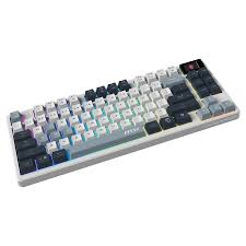 Tastierë Gaming MSI FORGE GK600 TKL W, Mekanike, TKL, RGB, Hot-Swappable, US Layout – Bardhë 3