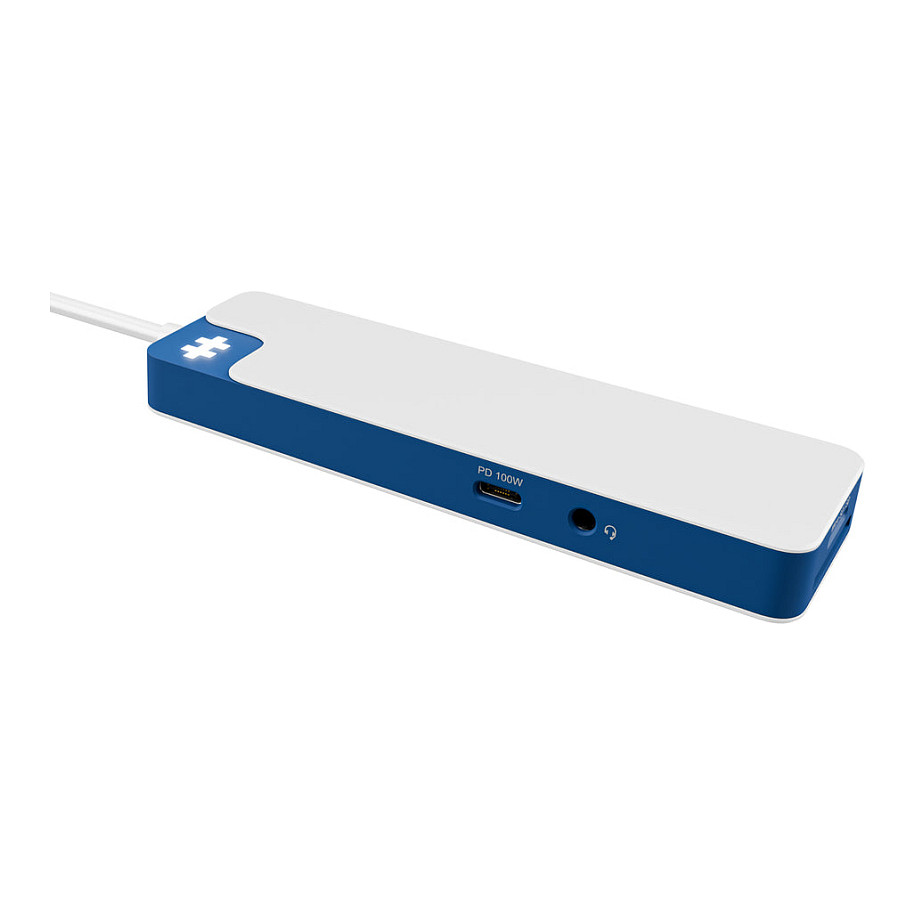 HUB Targus HyperDrive Flex / 8-Port USB-C - Bardhë / Blu thumbnail 4
