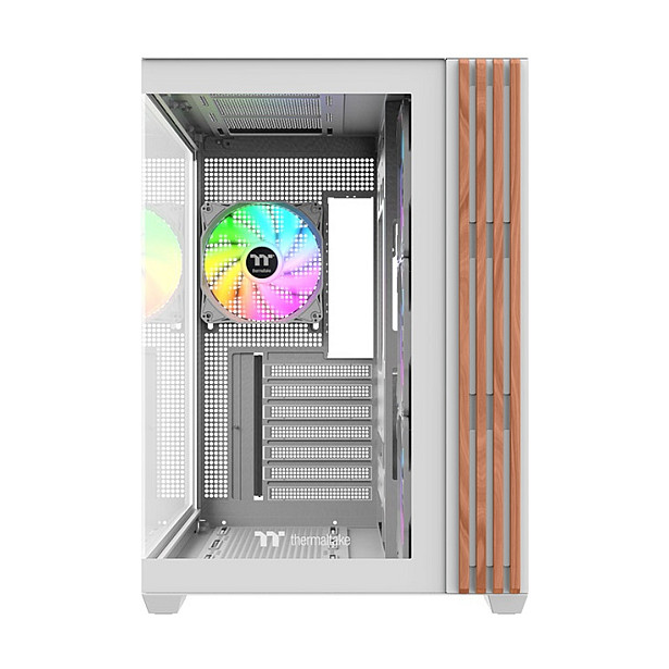 Kasë PC Thermaltake View 380 WS ARGB / Midi Tower / ATX / 4x 120mm ARGB Fan / Tempered Glass - Bardhë 2