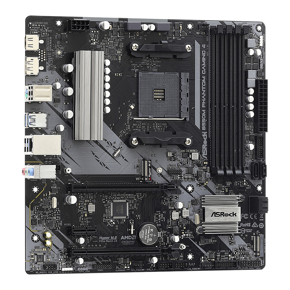 Pllakë Amë AM4 ASRock B550M Phantom Gaming 4 thumbnail 4