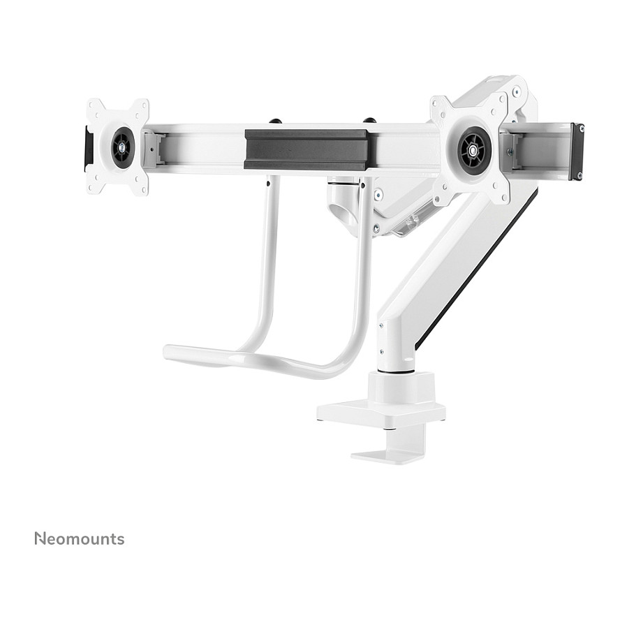 Mbajtëse për Monitor Neomounts NM-D775DXWHITE , 2 Monitorë , 10–32" , deri 8kg për monitor , sustë gazi , VESA 75x75 & 100x100 - Bardhë 5
