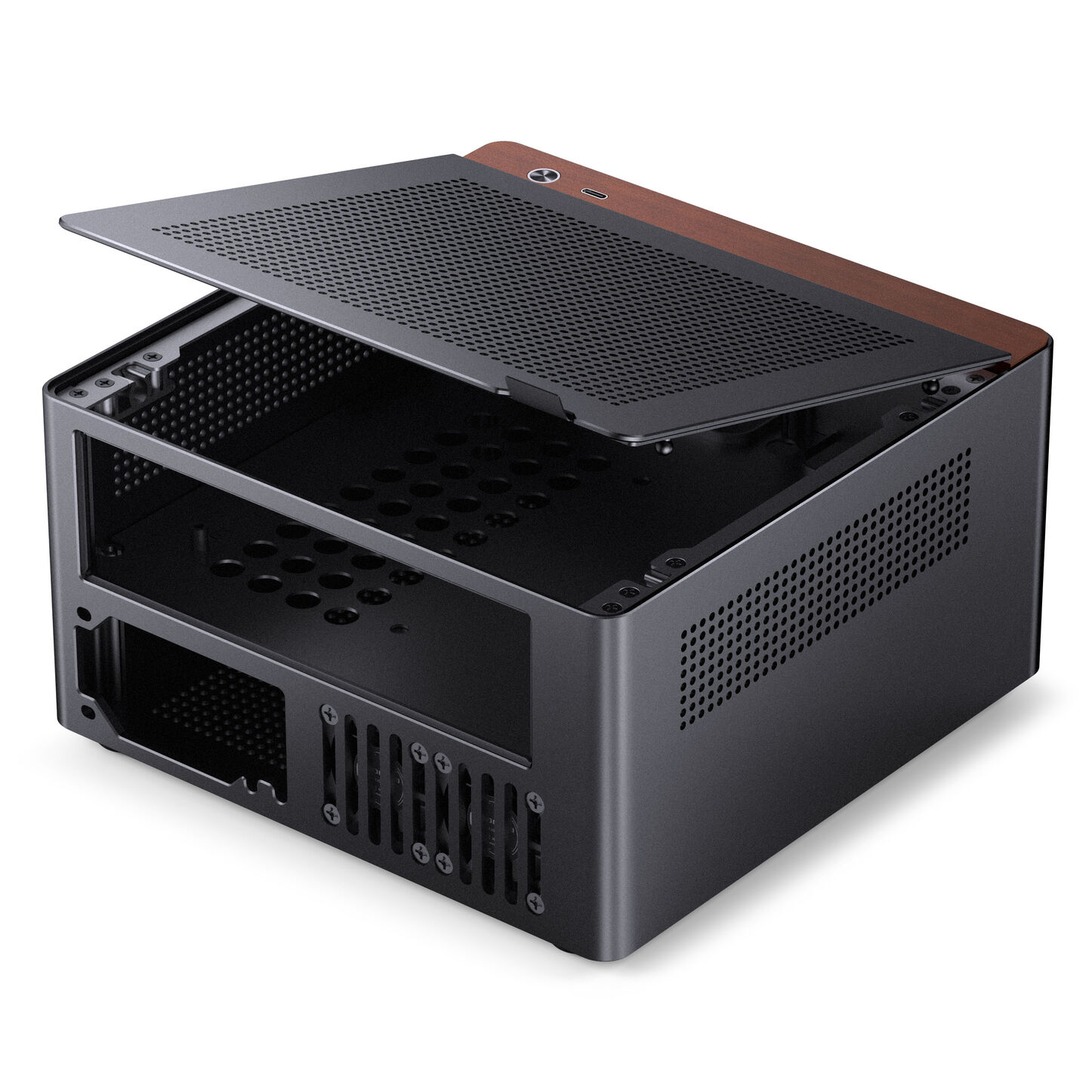 Kasë PC Jonsbo N10 / Mini Tower / Mini-ITX - Zezë
