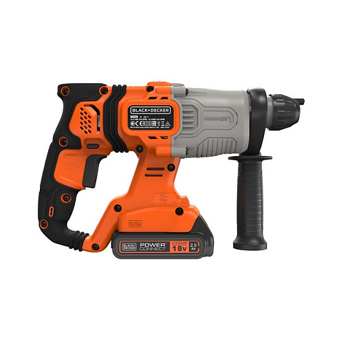 Black & Decker BCD900E2K 18V Cordless Rotary Hammer / SDS-Plus thumbnail 5