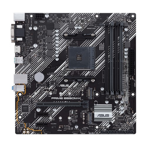 Pllakë Amë MB AMD Asus PRIME B550M‑K – Zezë