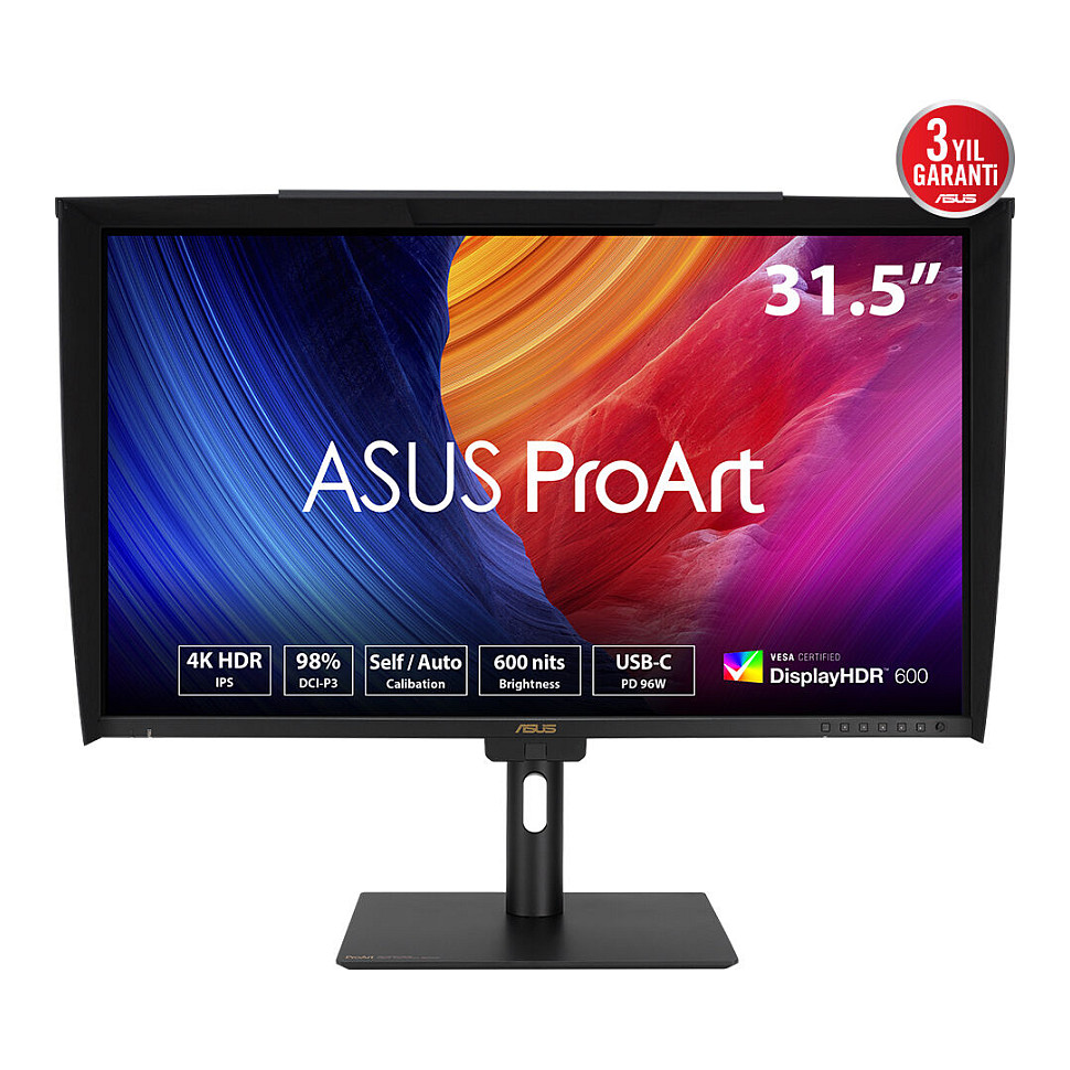 Monitor ProArt PA32UCE / 31.5"/ 4K Ultra HD IPS / LED / 60Hz / 5ms / USB + HDMI + DisplayPort + HDCP - Zezë