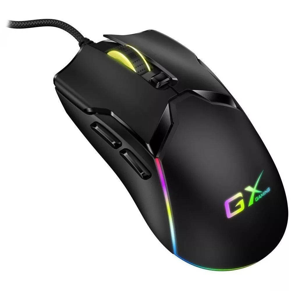 Maus Gaming Genius Scorpion M700 / Me kabëll / LED / 1200-1600-2400 DPI / I zi 3