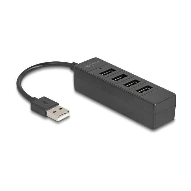 Hub DeLOCK 63252, USB-C Mashkull, 3x USB-A 5Gbps, USB-C PD 100W, Gigabit LAN - Gri 8