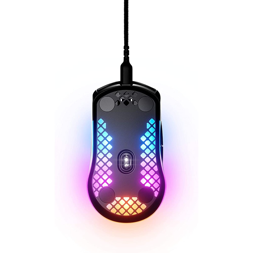 Maus Gaming Steelseries Aerox 3 Onyx 2022, Wireless - Zezë thumbnail 4