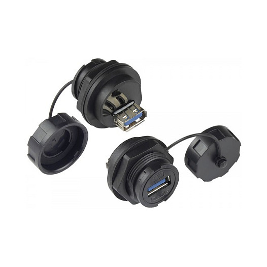 Adapter USB Good Connections USB-AD302-3, USB 3.2 Gen 1, USB-C Mashkull në USB-A Femër, 5Gbps, set 3 copë - Hiri 2