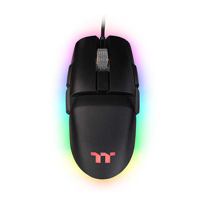 Maus Gaming Thermaltake DAMYSUS Wireless RGB / GMO-DMS-HYOOBK-01 / Sensor Optik PixArt PAW-3370 / 19000 DPI / 2.4GHz & Bluetooth & Wired USB / Bateri – Zezë 6