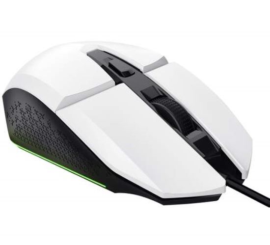 Maus Gaming Trust GXT 109W Felox / Wired / 200-6400 DPI / 6 Butona / LED Shumëngjyrësh - Bardhë 2
