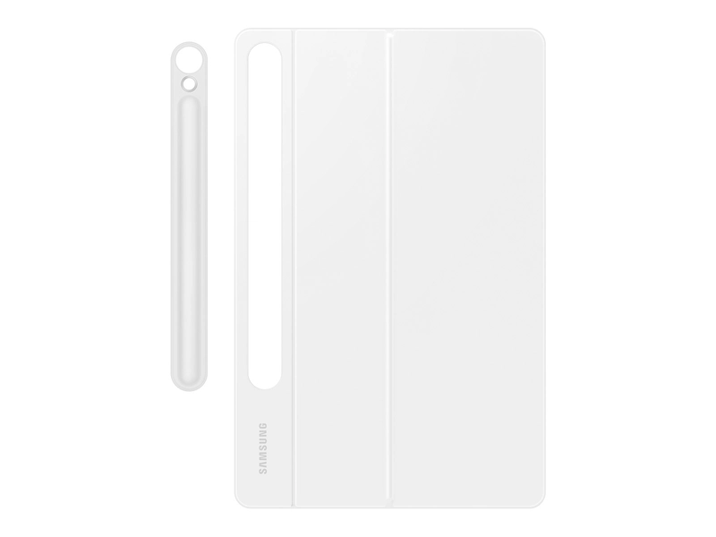 Book Cover Samsung me Tastierë / Galaxy Tab S9/9 FE / Pa Laps / Tastirë QWERTZ / I bardhë 5