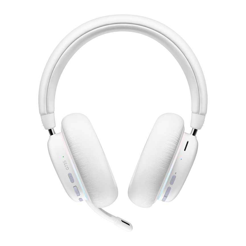 Kufje Gaming Logitech G735 LIGHTSPEED Wireless – Bardhë