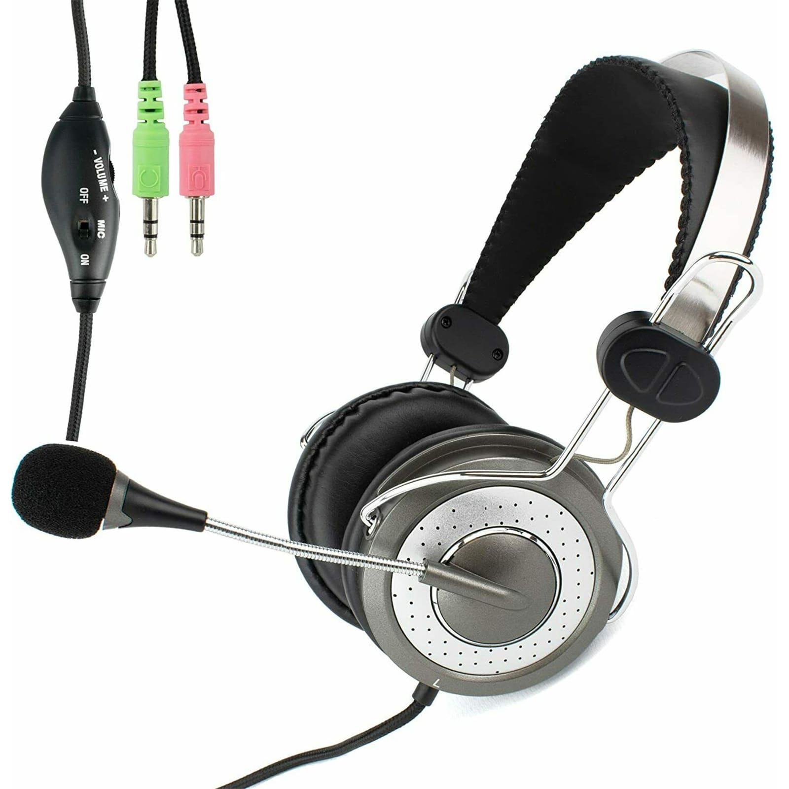 Kufje Genius HS-04SU Wired / Stereo / On-Ear /20Hz-20kHz / E zezë 3