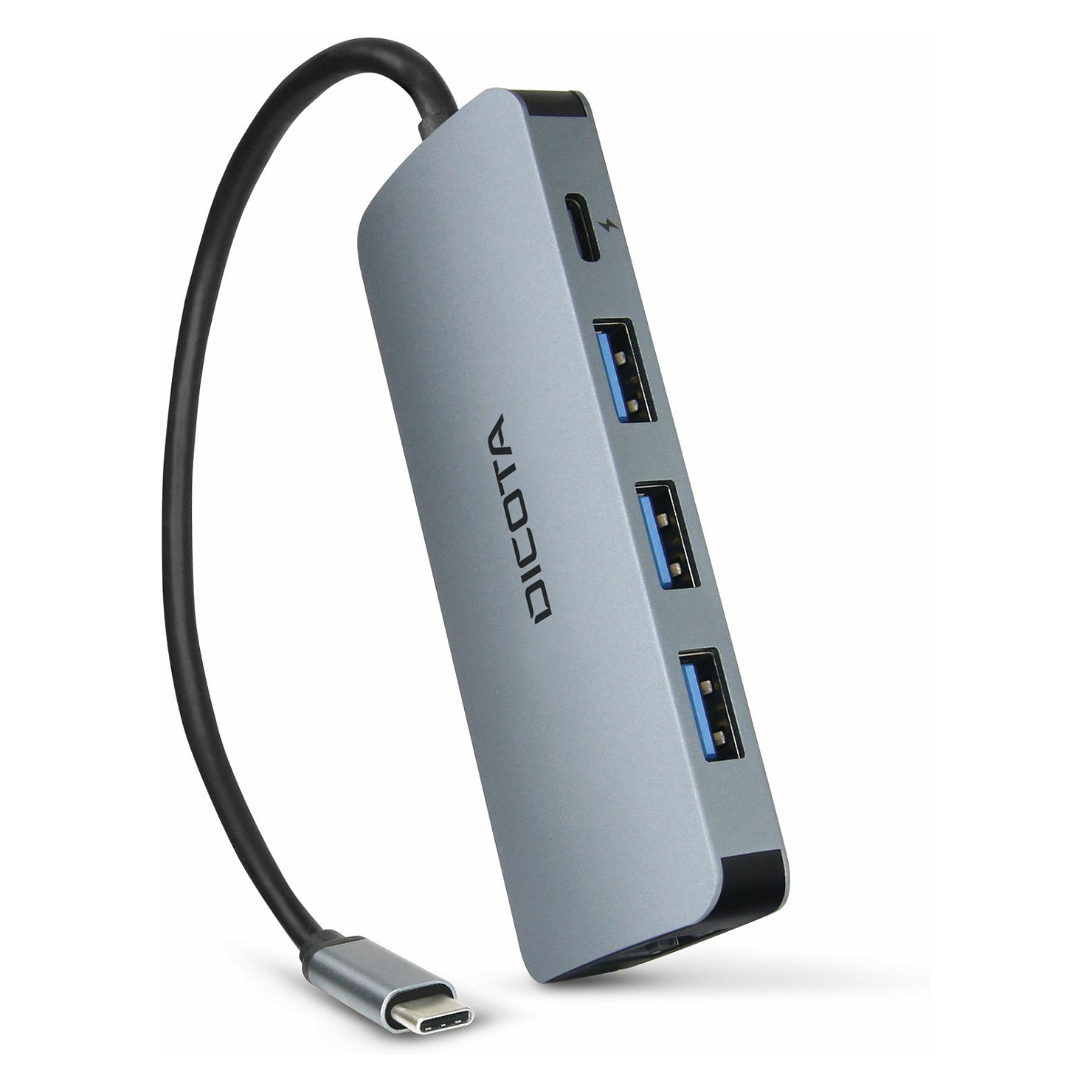 Docking Station D Dicota USB-C 8-in-1 Multi Hub 4K PD 100W silver thumbnail 3