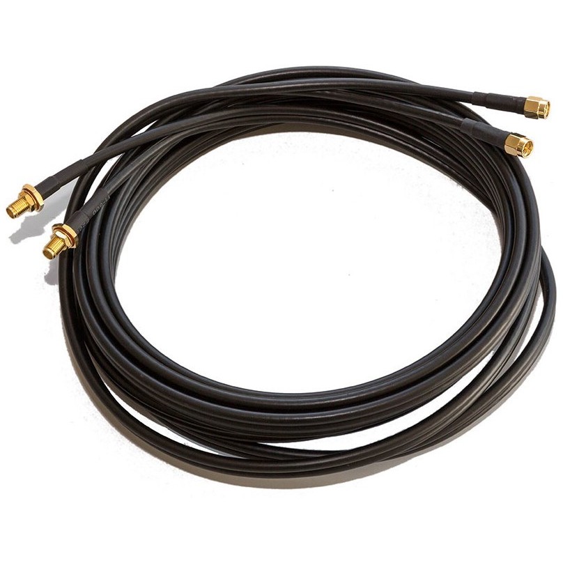 Kabllo për Rrjet ALLNET ANT-CAB-NM-NM-500, LMR-195, 5m, 2x N-Type Male - Zezë 9