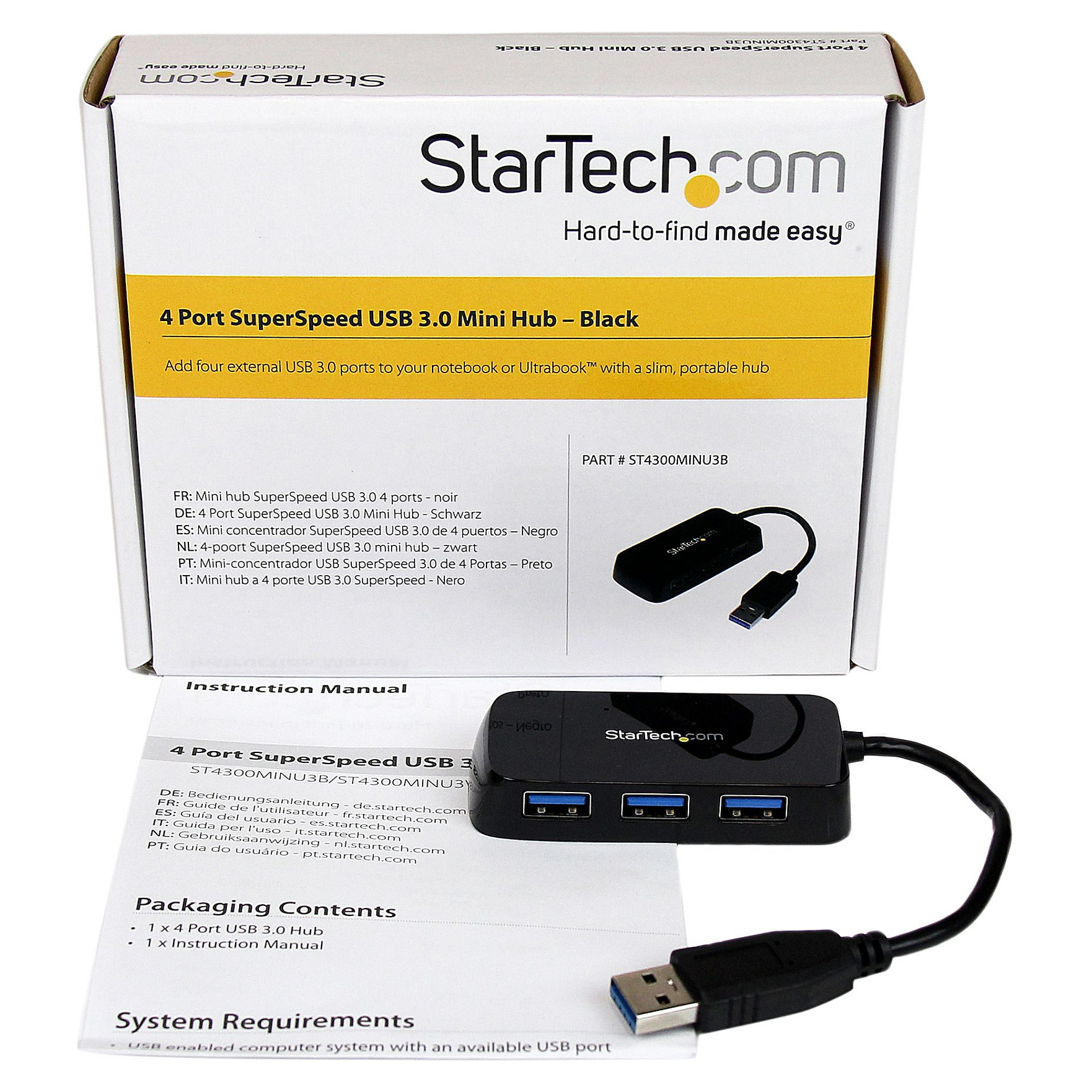 HUB StarTech USB 3.0 / 4-Port - Zezë thumbnail 5