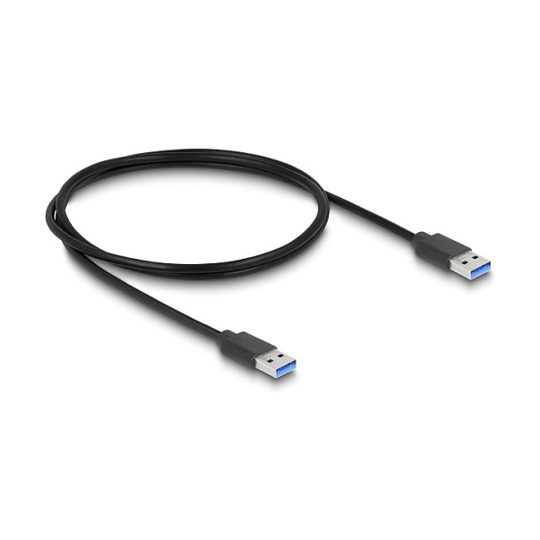 Hub DeLOCK 64284 , 3x USB-A , 1x USB-C , USB 5Gbps , USB-A Mashkull , USB-C për Furnizim me Energji , 1.15m - Zezë 3