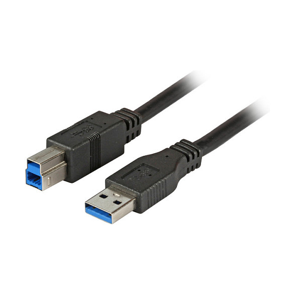 Kabllo USB EFB Elektronik K5236.1,8, USB 3.0, USB-A Mashkull në USB-B Mashkull, 5Gbps, 1,8m - Zezë 6