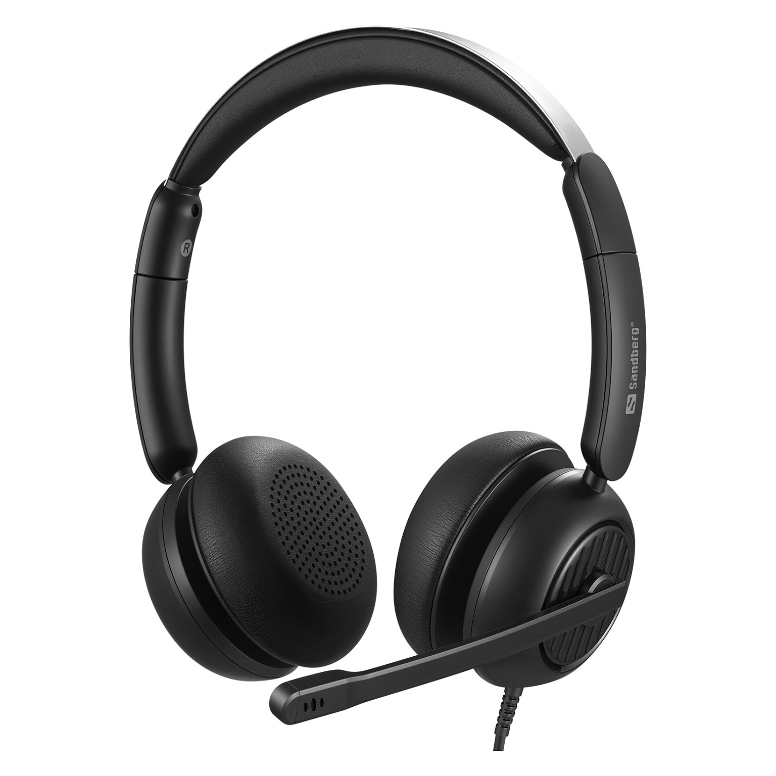 Kufje me kabllo Sandberg 2in1 Office Headset / USB-A / 3.5mm / 27mm / Mikrofon Omnidirectional - Zezë 9