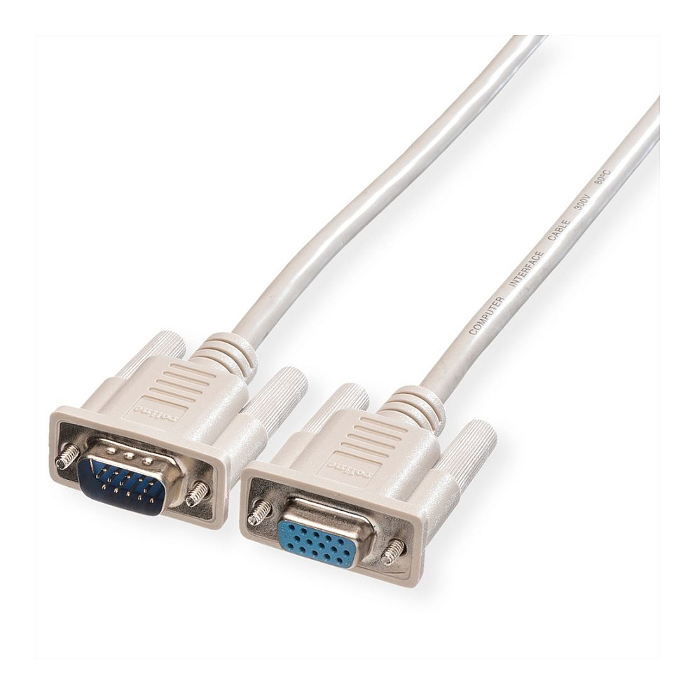 Kabllo VGA LogiLink CV0003 / 2x Male / 5 m - Zezë 5
