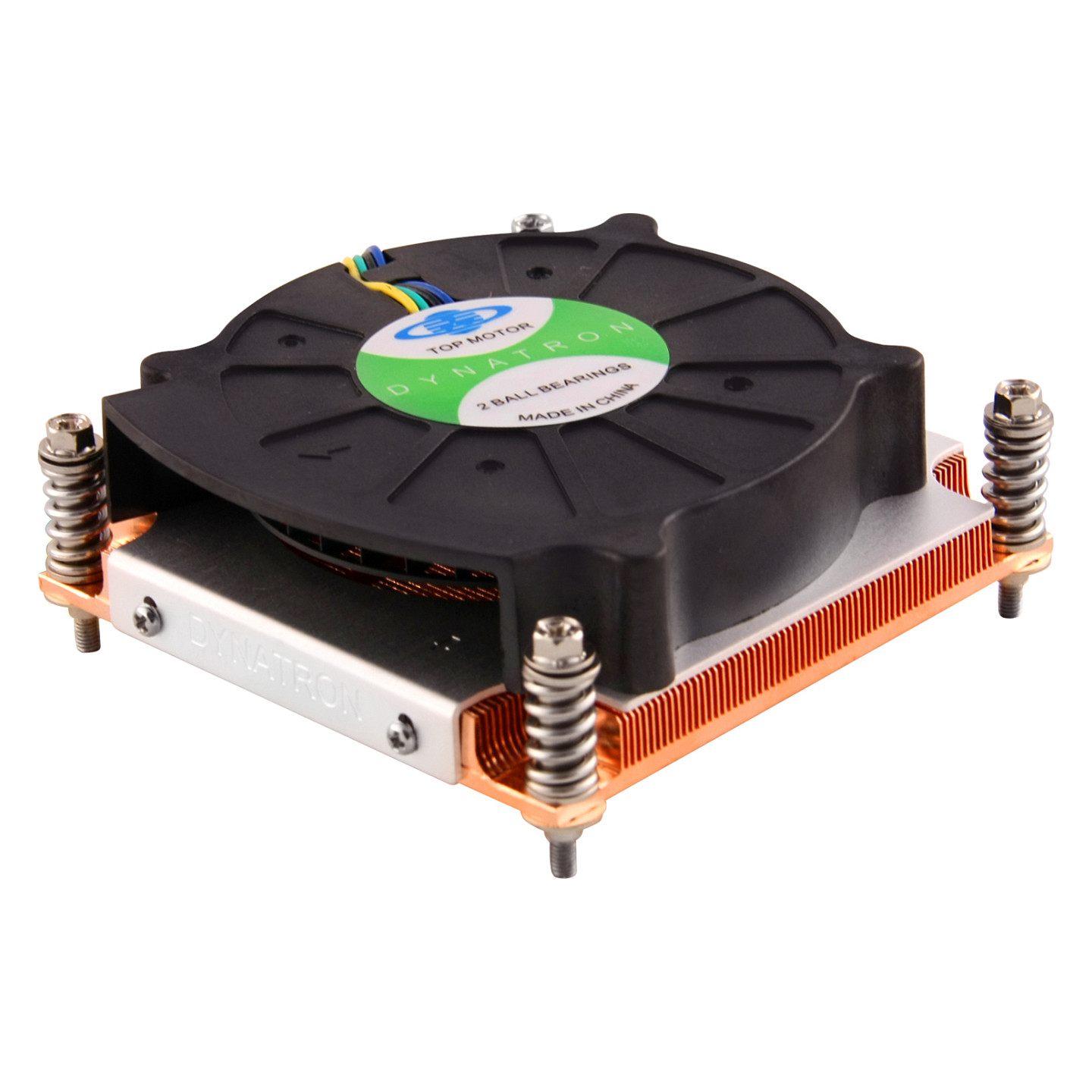 Ftohës për Procesor Inter-Tech K-199 / 1U / Aktiv / 95W TDP / 80mm PWM Fan / LGA1155/1156