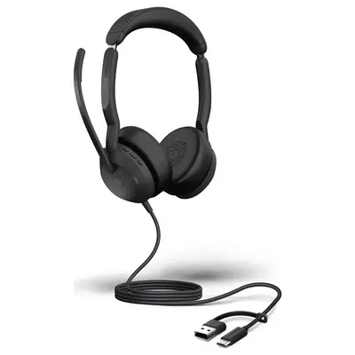 Kufje Jabra Evolve2 50 / USB-C/A / Bluetooth / MS Stereo / ANC / On-Ear – Zezë 2