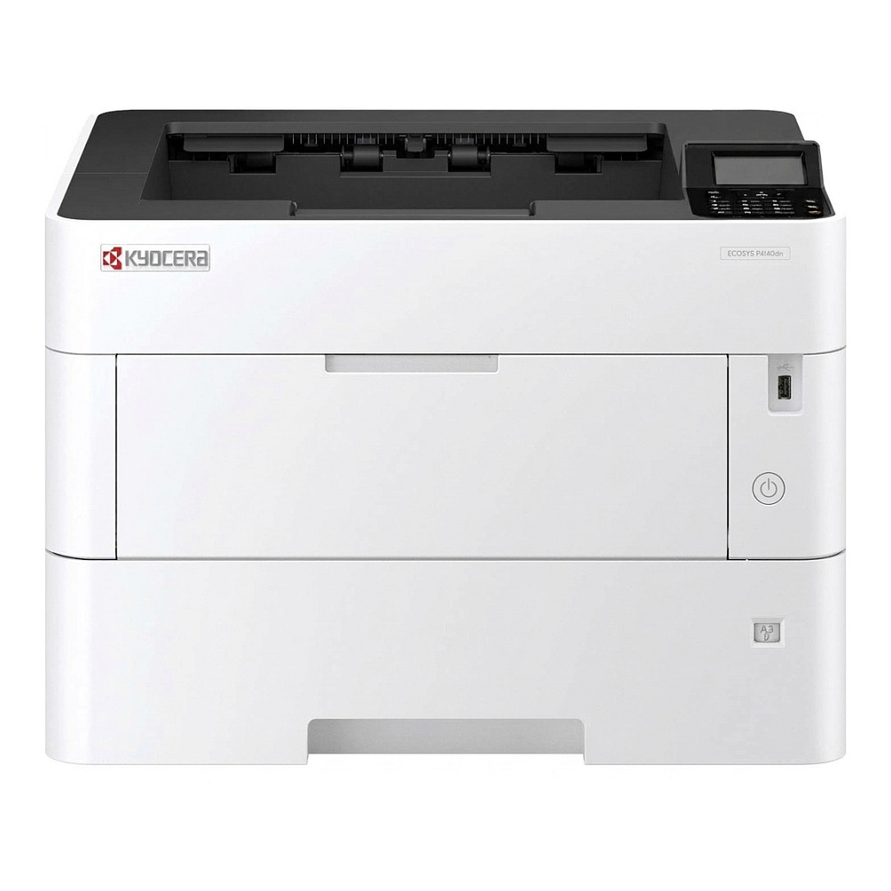 Printer Laser Monokrom Kyocera ECOSYS P4140dn, A3, 1200 × 1200 dpi, 40 faqe/min, Duplex Automatik, Gigabit Ethernet, USB – Zezë/Bardhë