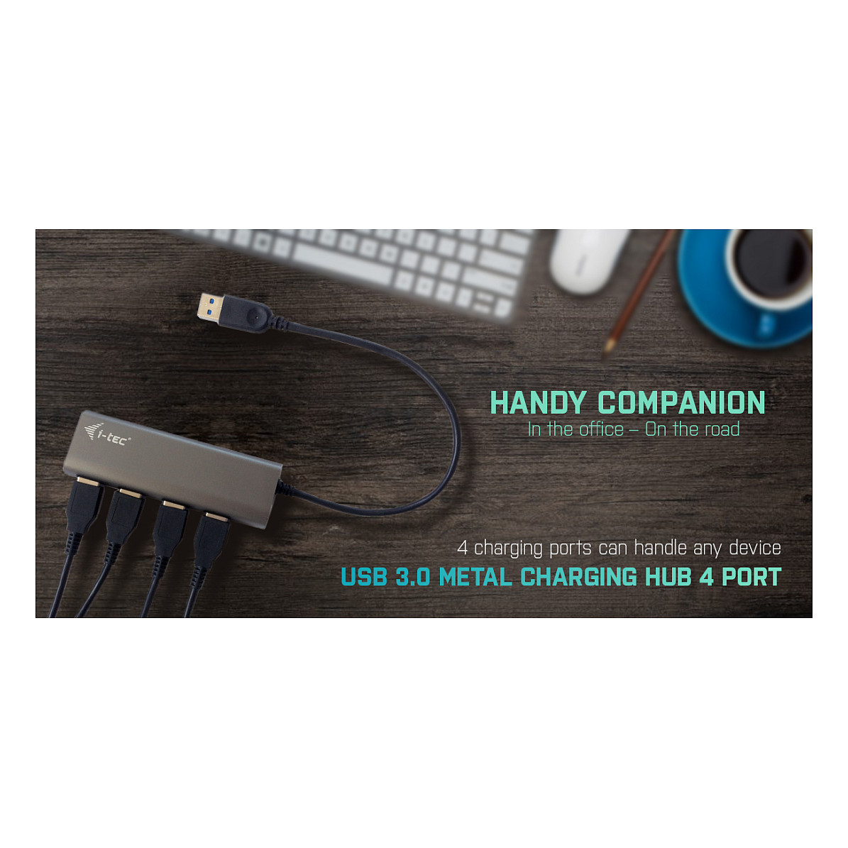 Hub i-tec U3HUB448 / 4x USB-A 3.2 / 5V/2A – Hiri 10