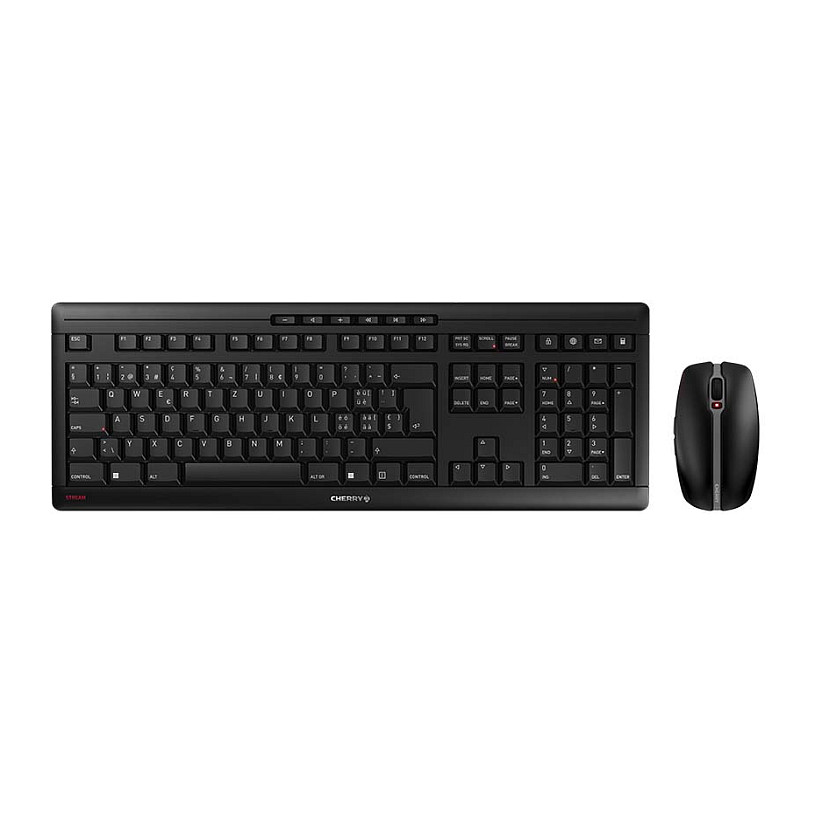 Combo (Tastierë & Maus) Cherry STREAM Wireless [CH] – Zezë