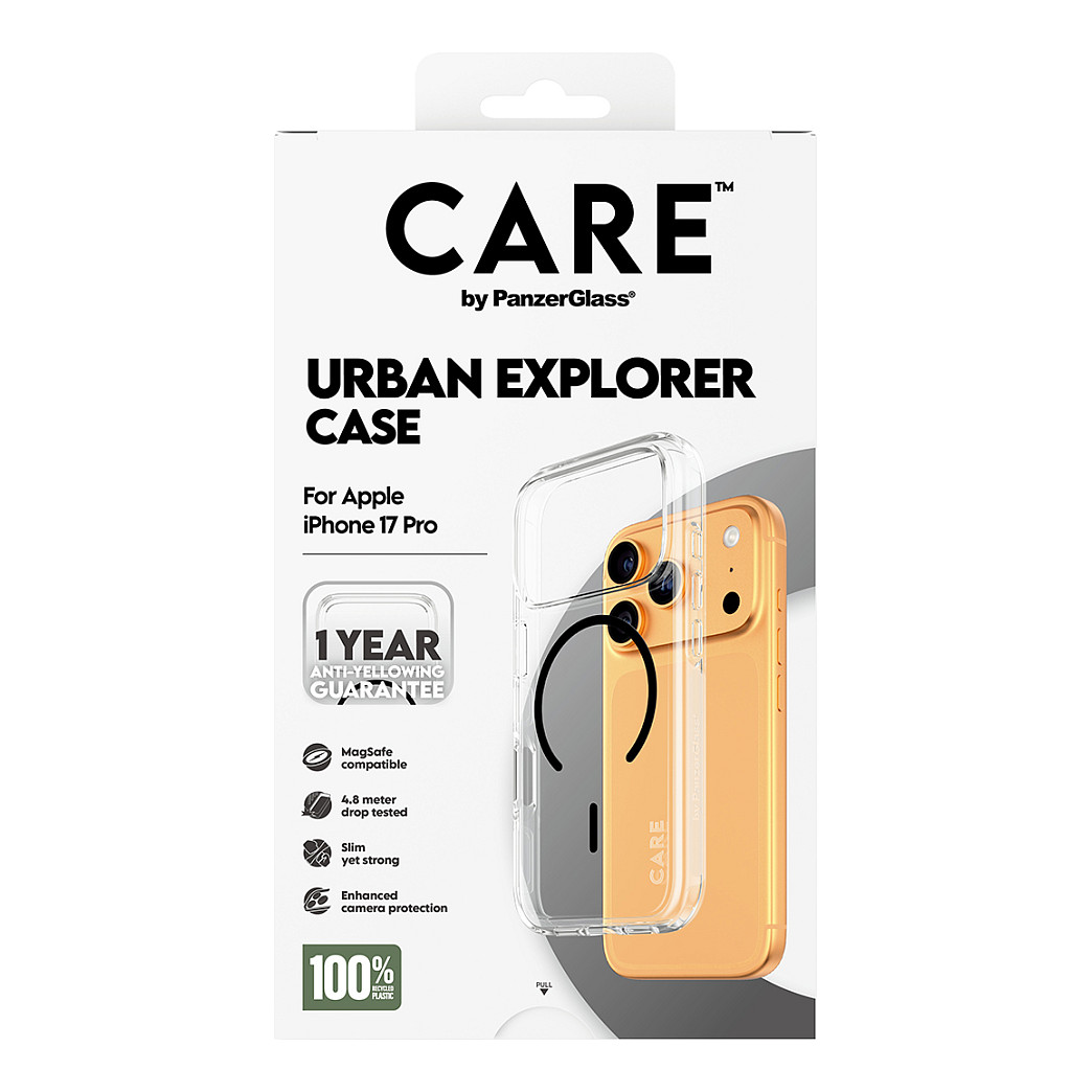 CARE Flagship Clear Urban Explorer Case with MagSafe for iPhone 17 Pro thumbnail 3