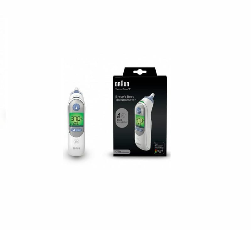 Termometër Aurikular Braun ThermoScan 7 IRT6520, Matje Infrakuqe, Age Precision, ExacTemp, Ekran me Ngjyra – Bardhë 2