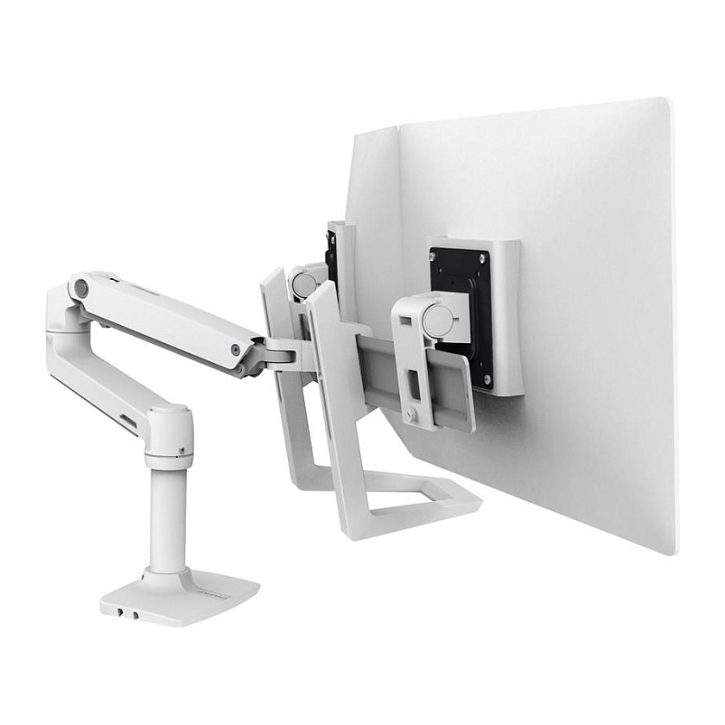 Dorezë për Mbajtëse Monitori Ergotron LX 98-037-062 , për 2 Monitorë , për LX Dual Direct - Bardhë 3