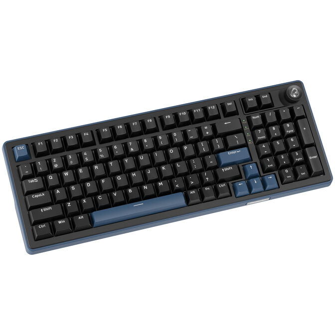 Tastierë Gaming Ducky OK-M 98 / 98% / Mekanike / KTT Wine Red / Hot-Swap / Wired&Wireless / RGB / USB-C / Bluetooth + 2.4 GHz - Zezë 2