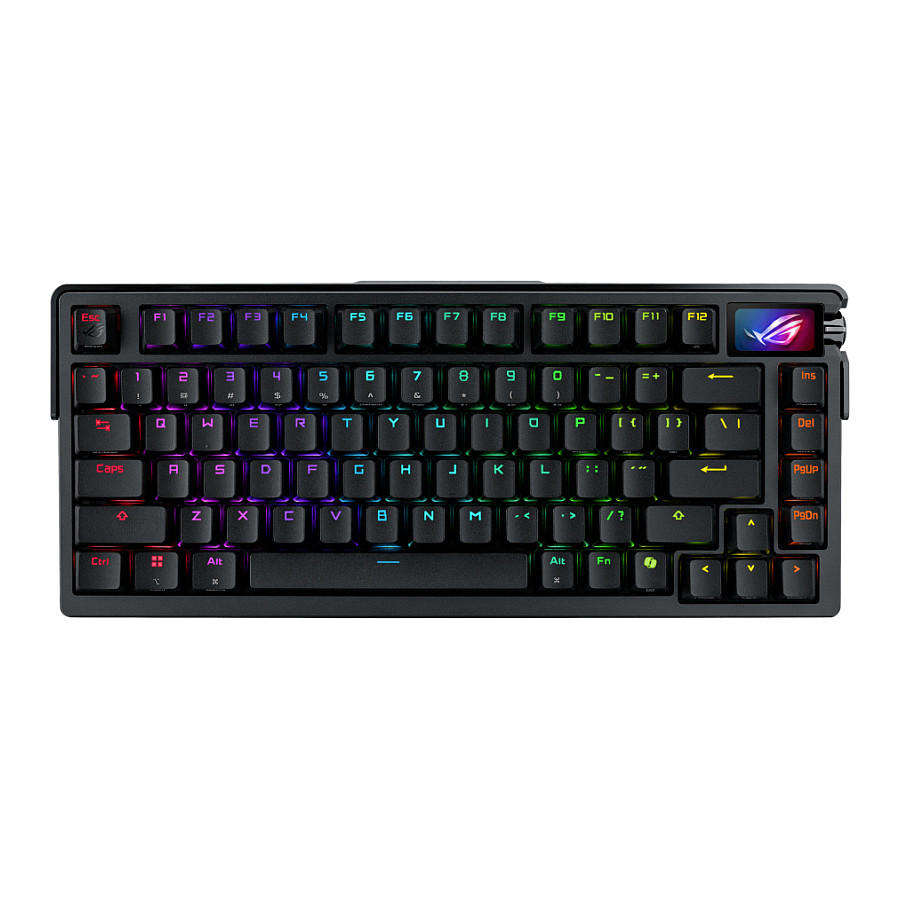 Tastierë Gaming ASUS ROG Azoth Extreme / Mekanike / Hot-Swap / OLED / Wired&Wireless / USB-C + Bluetooth + RF 2.4GHz / QWERTZ Francez – Zezë 6