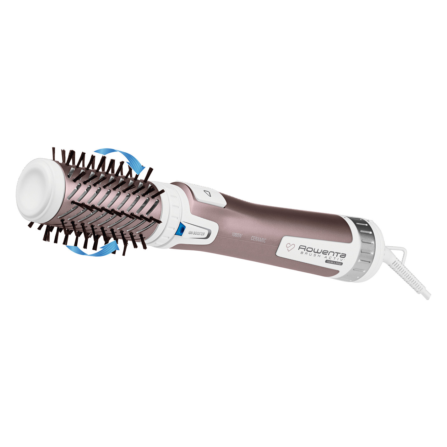 Stilues për Flokë Rowenta CF9540 / Brush Activ Premium Care / 1000W / 2 Shpejtësi / 2 Temperatura / Jonizator – Rozë e artë 2