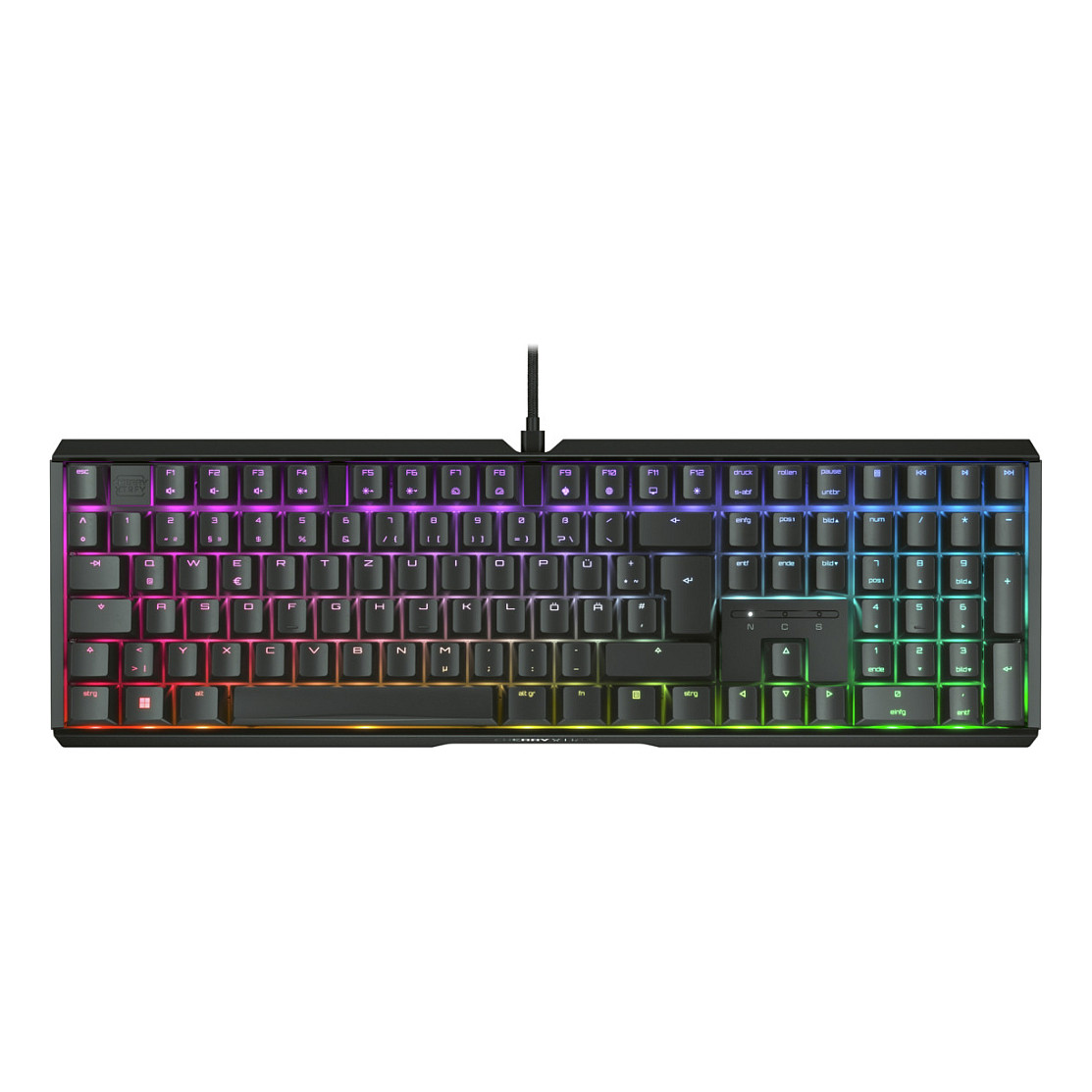 Tastierë Gaming CHERRY XTRFY MX 8.2 Pro TMR Wireless / US Layout / TKL / CHERRY MK Crystal Magnetic / TMR / 8000 Hz / 2.4 GHz + Bluetooth + USB / RGB – Bardhë 6