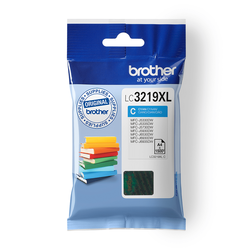 INK për Printer Brother LC-3219XLC / XL / 1,500 Faqe - Cyan