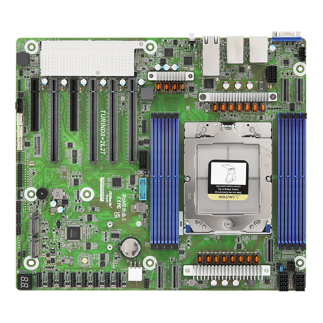 Pllakë Amë Server ASRock TURIND8-2L2T CEB / Socket SP5 / DDR5
