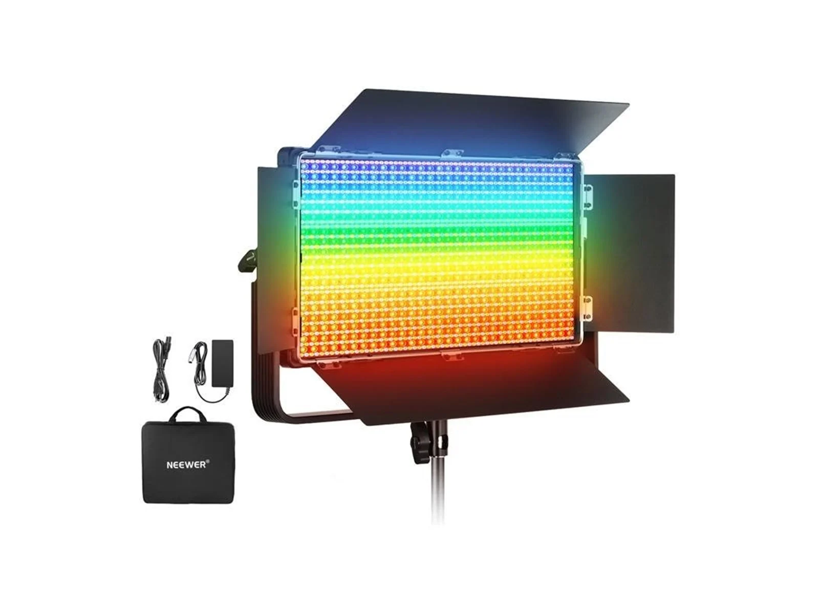 Dritë e Mençur Neewer AP100C, RGBWW, 105W, 31500Lux, 2500-10000K, CRI 96+, TLCI 97+, DMX - Zezë