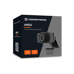 Webcam Conceptronic AMDIS01B / USB 2.0 / Full HD / 90° / Built-in Microphone - Zezë 3
