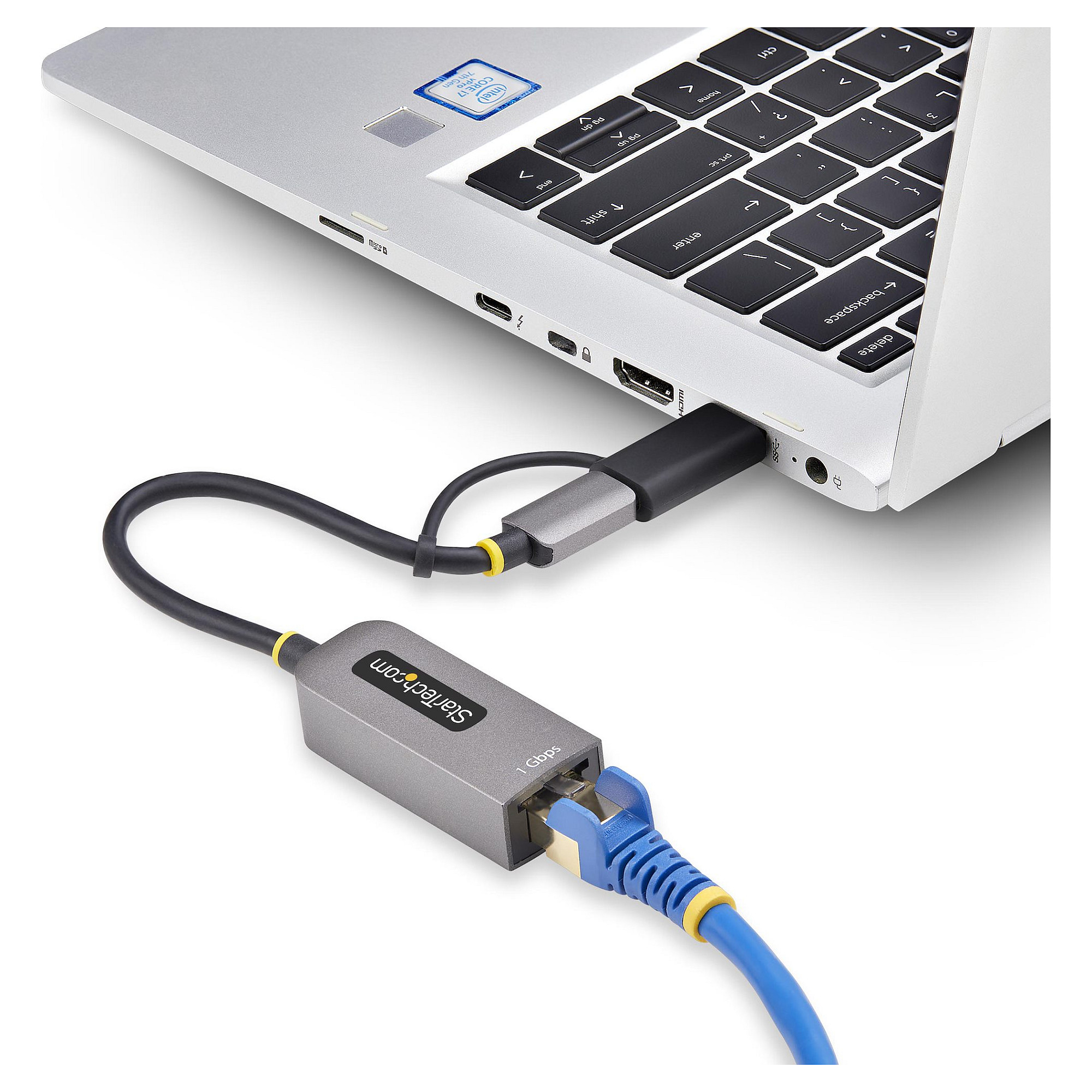 Adapter Rrjeti StarTech C21GA-USB-ETHERNET, USB-C/USB-A, Gigabit Ethernet, RJ45 - Gri 7